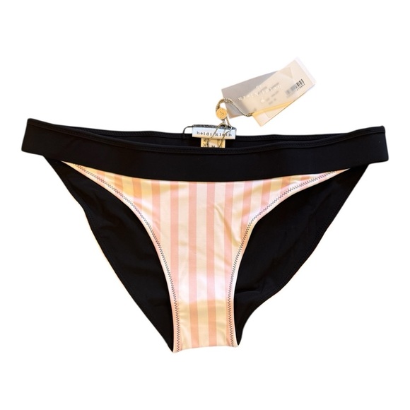 HEIDI KLEIN BB Striped Reversible Hipster Bottom NWT - Picture 2 of 6